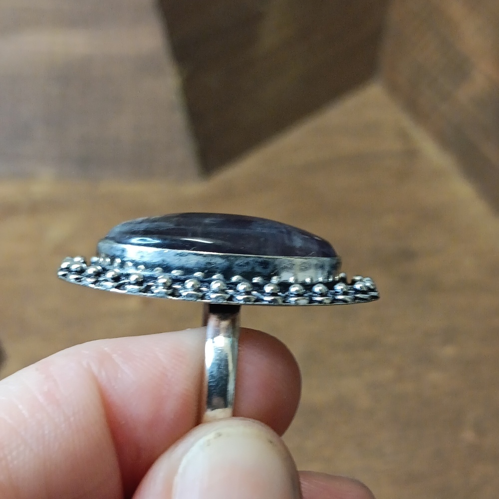 ⚡️3 for $24⚡️ Elegant Fluorite Gemstone Ring - Picture 4 of 6